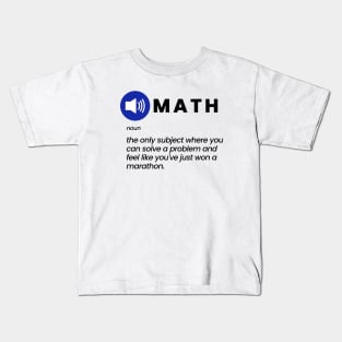 Funny Math Joke Kids T-Shirt